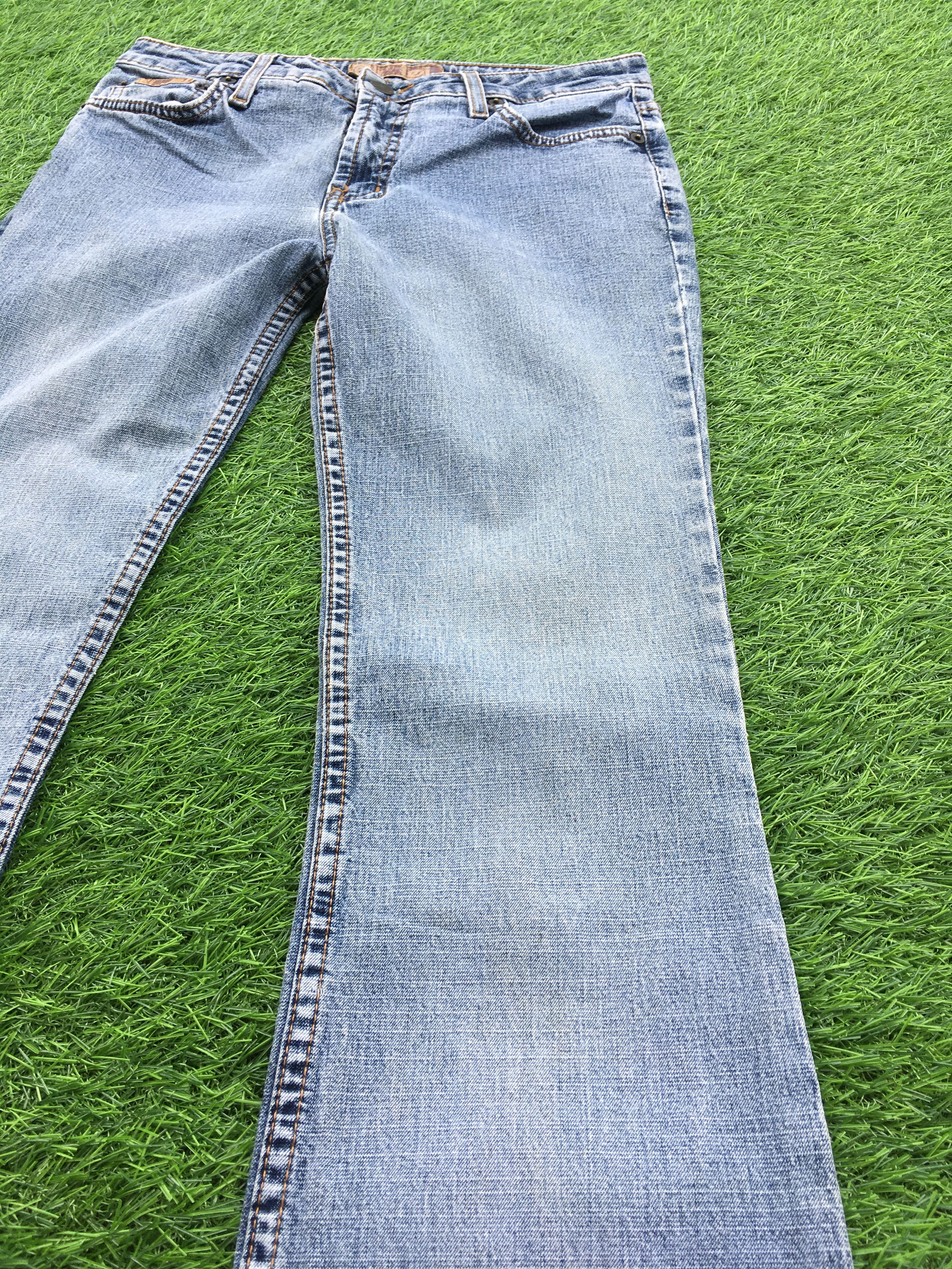 Designer Release Hem Bootcut Stretch Jeans D-1029 Size 25" / US 0 / IT 36 - 6 Thumbnail