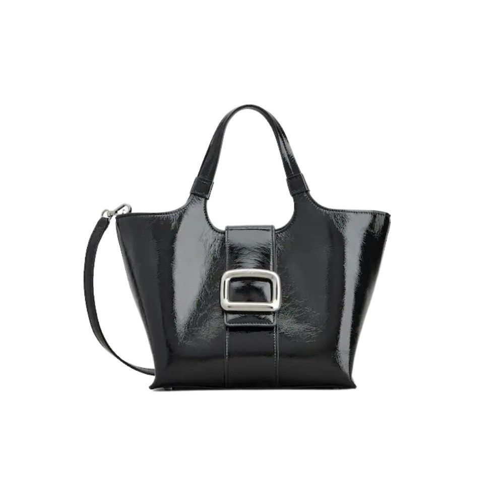 Roger Vivier o1s22i1n0824 Size: OS/ Mini Viv' Chock Tote Bag in Black Size ONE SIZE - 1 Thumbnail