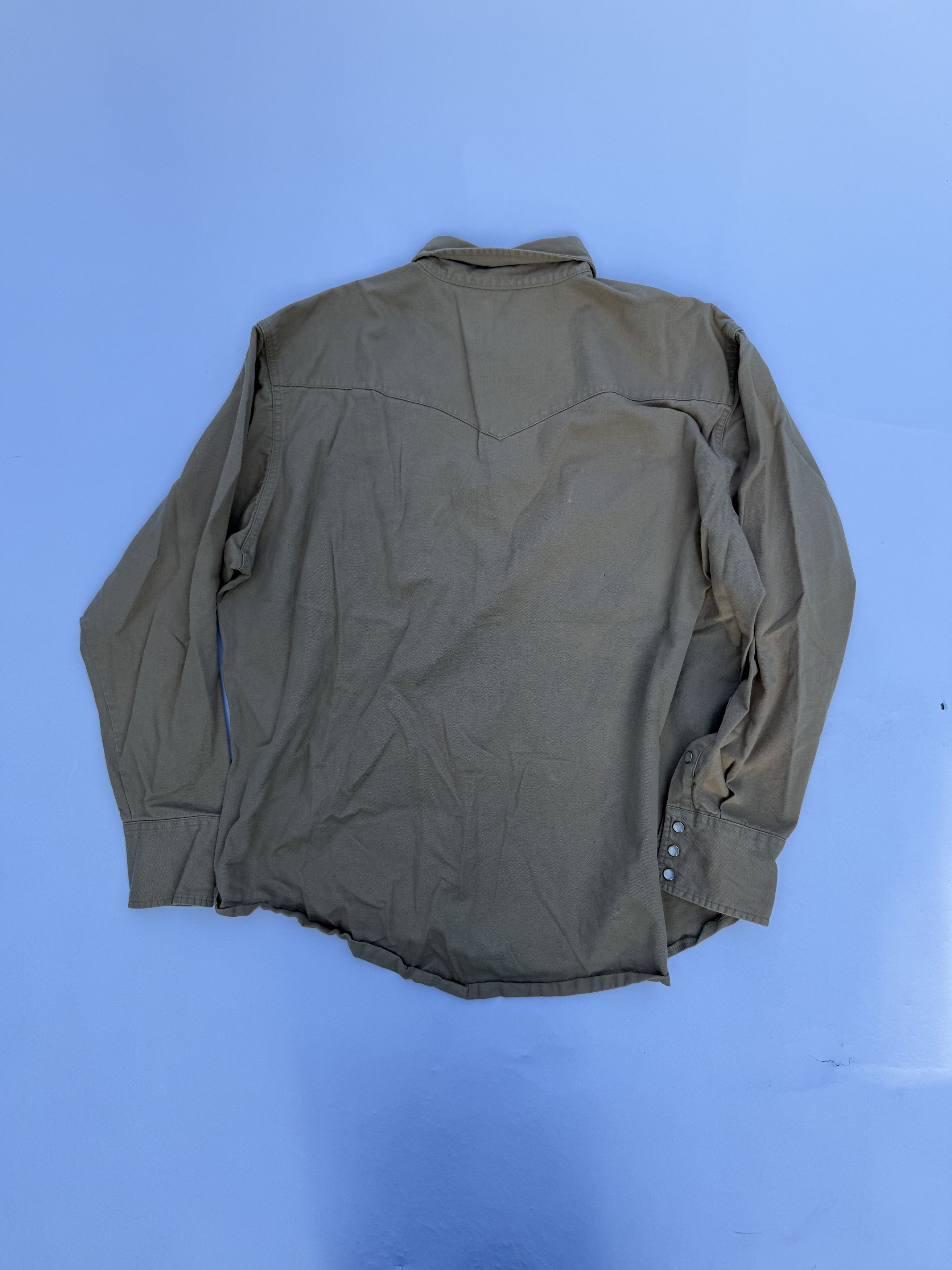 Wrangler Vintage Wrangler Western Snap Shirt Size US XL / EU 56 / 4 - 2 Thumbnail