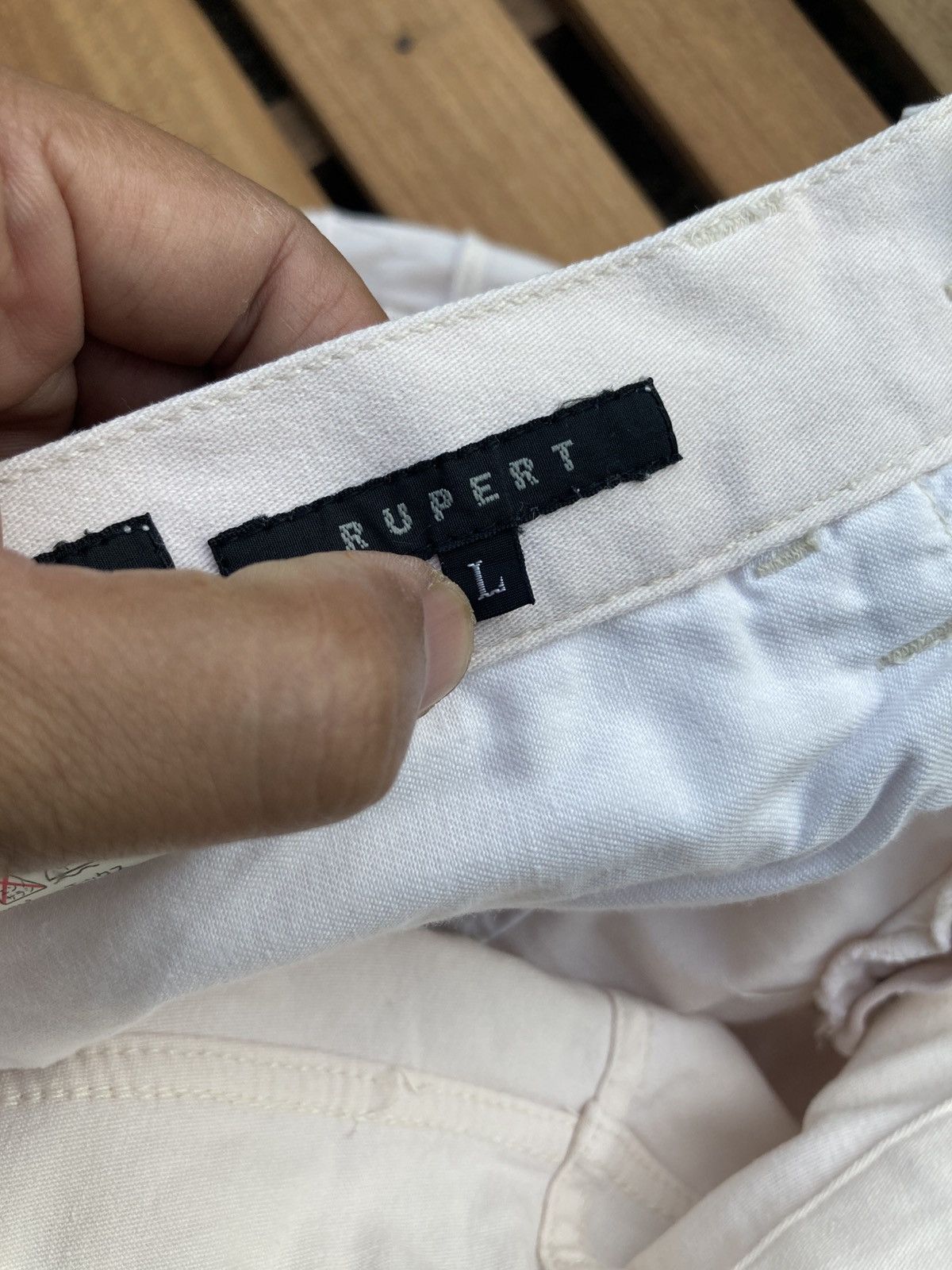 Japanese Brand Rupert Edge Japan Brand Hagi Flare Denim Jeans Size US 30 / EU 46 - 13 Thumbnail