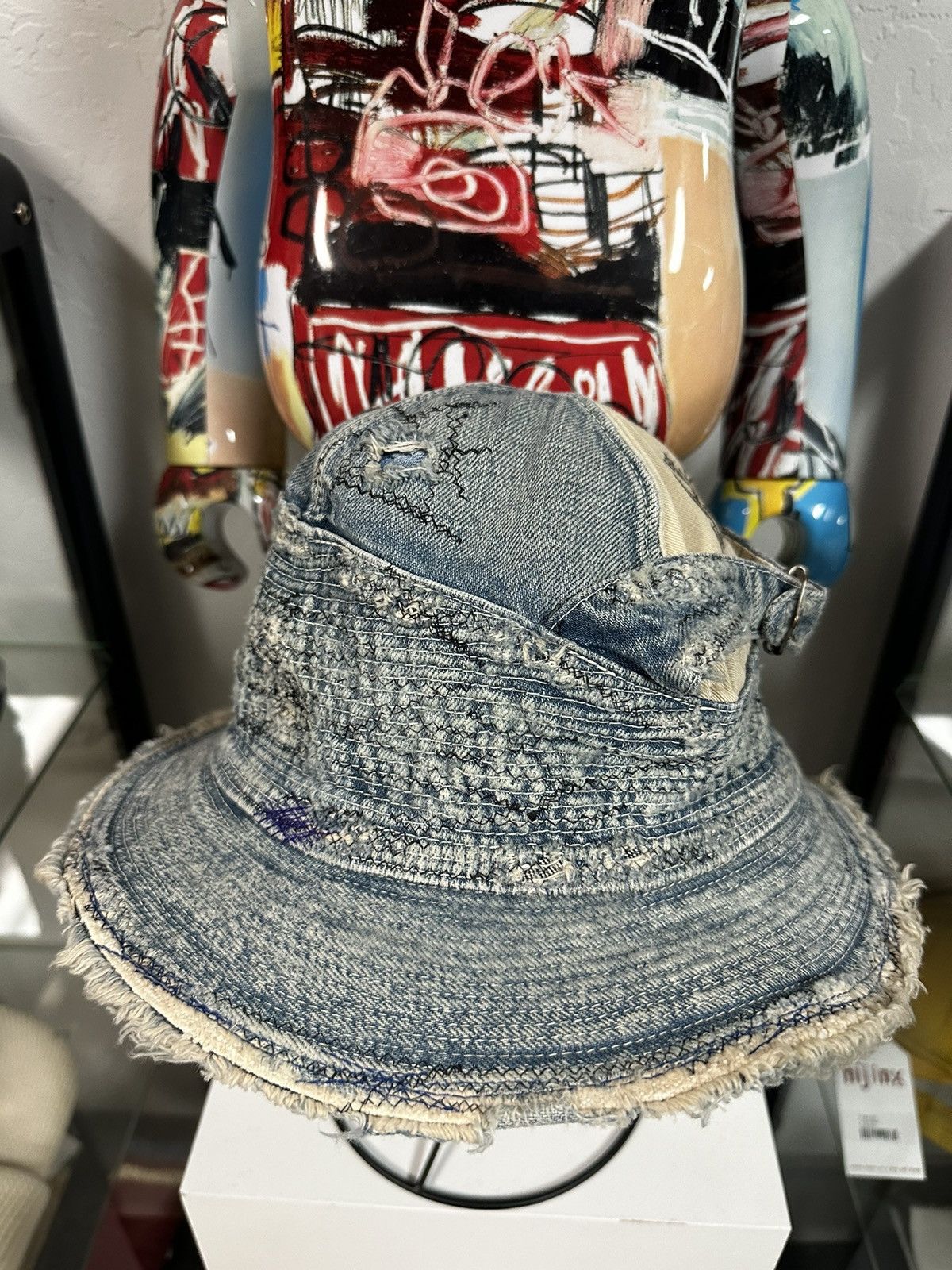 Kapital Kapital 11.5oz Denim The Old Man And The Sea Hat Size ONE SIZE - 4 Thumbnail