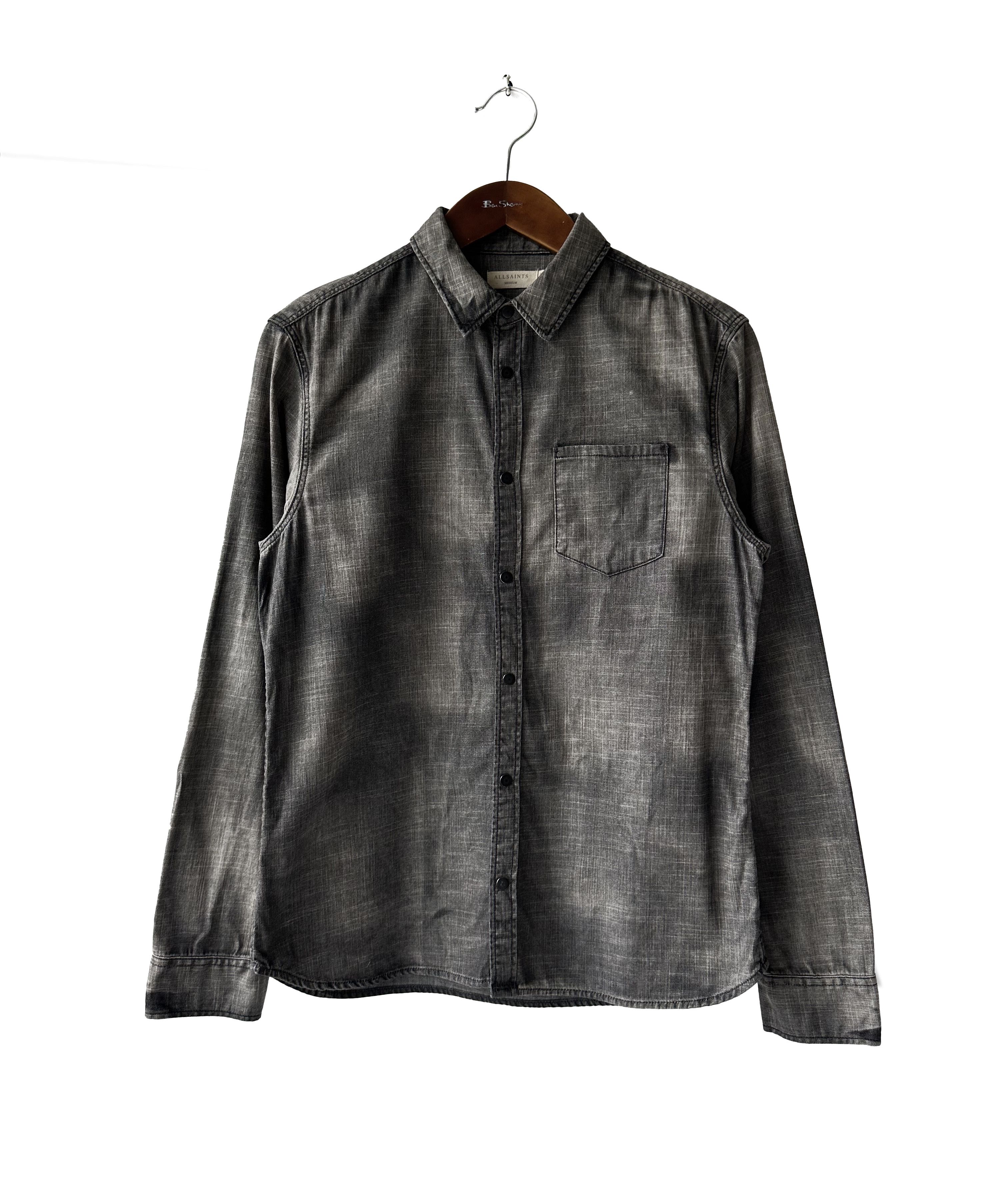 Allsaints AllSaints grey Garforth shirt Size US M / EU 48-50 / 2 - 1 Thumbnail