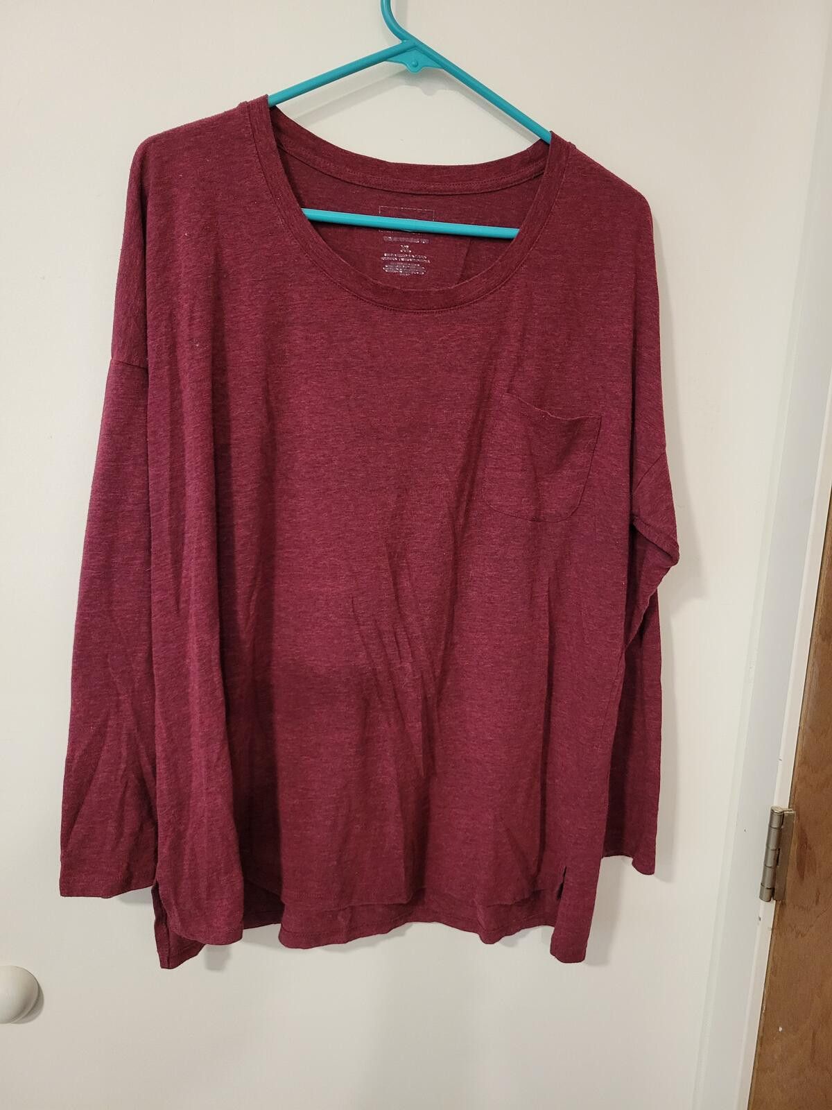 Sonoma Sonoma Maroon Long Sleeve Lightweight Shirt XXL Size XL / US 12-14 / IT 48-50 - 1 Thumbnail