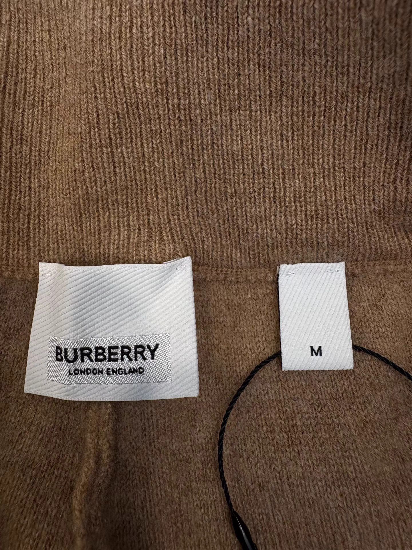 Burberry BURBERRY Camel Cashmere Track Pants Size US 33 - 4 Thumbnail