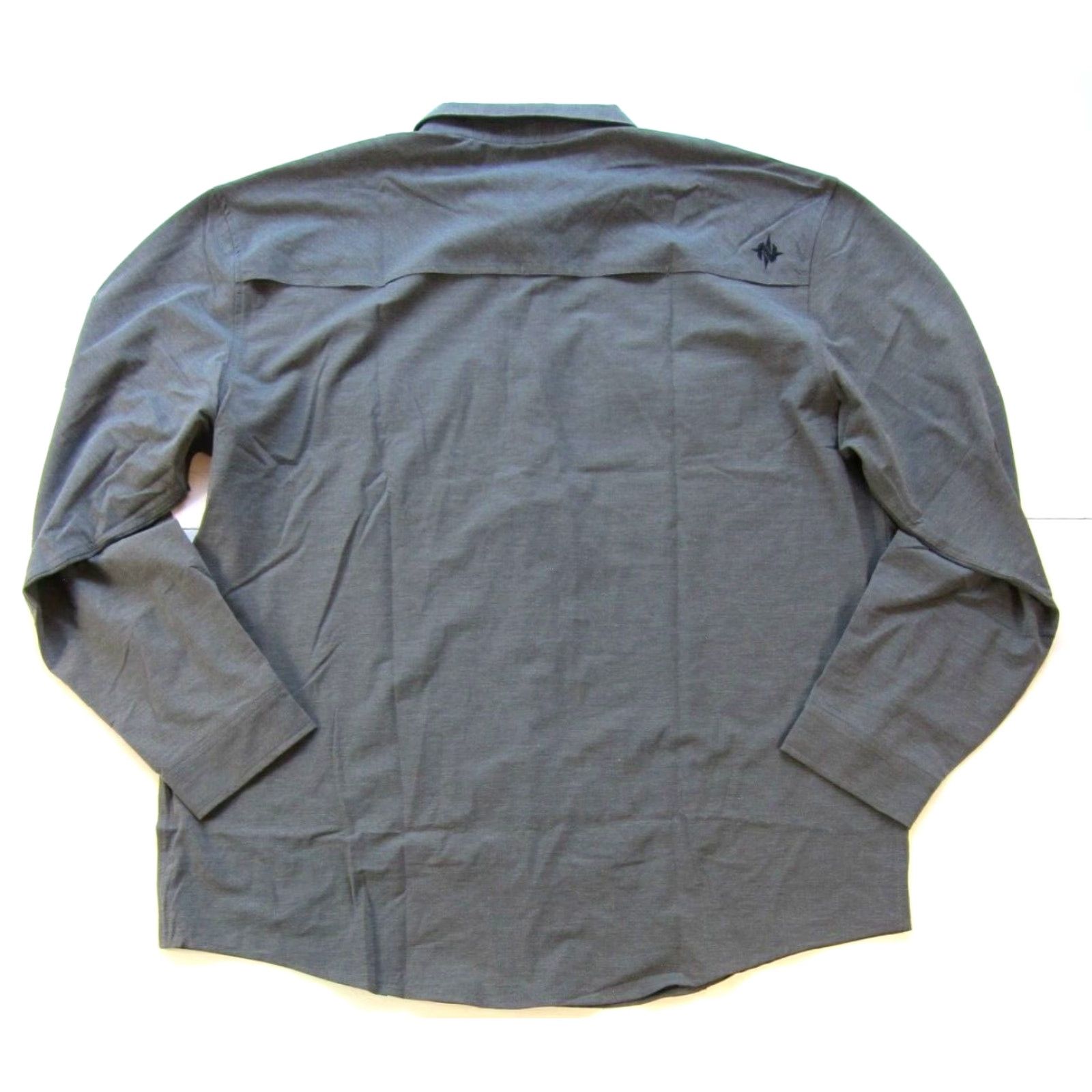 Nomad NWT Nomad Grey Stretch Snap Button Down Long Sleeve Banquet Shirt Men XXL Size US XXL / EU 58 / 5 - 2 Thumbnail