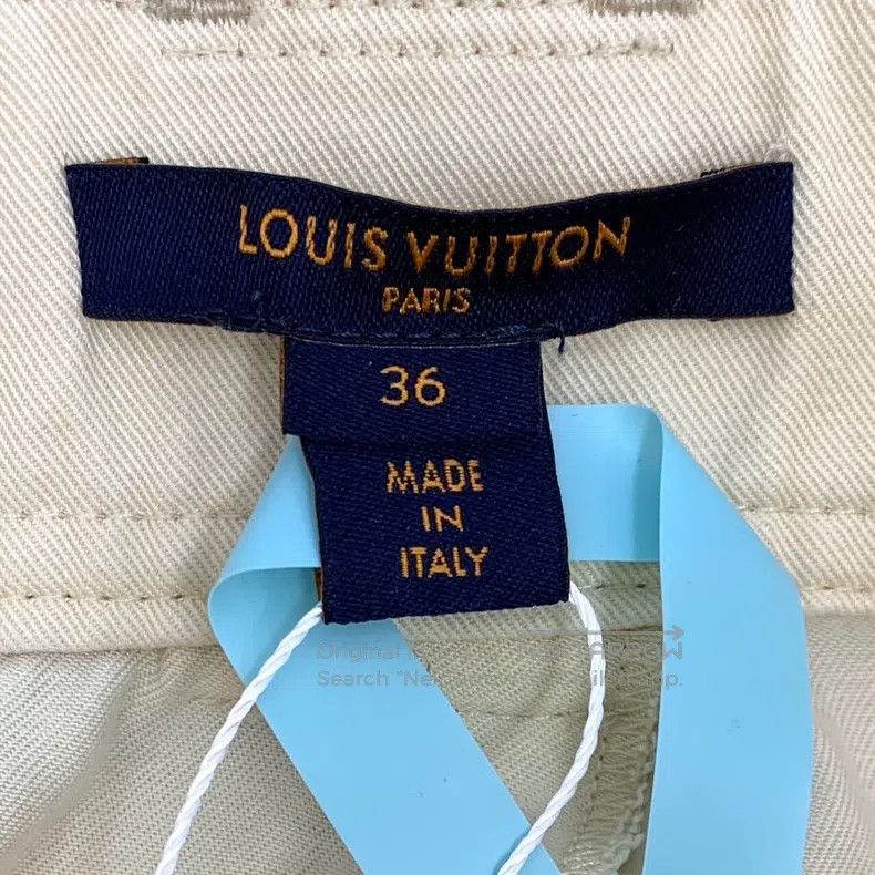 Louis Vuitton Louis Vuitton Beige belt logo presbyopic casual pants tape Size US 36 / EU 52 - 6 Thumbnail