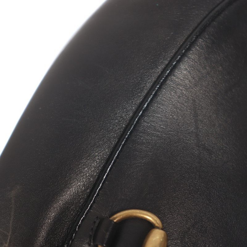 Gucci Gucci Black Lambskin Flat Mule Slippers - Size US 6.5 / EU 39-40 - 9 Thumbnail