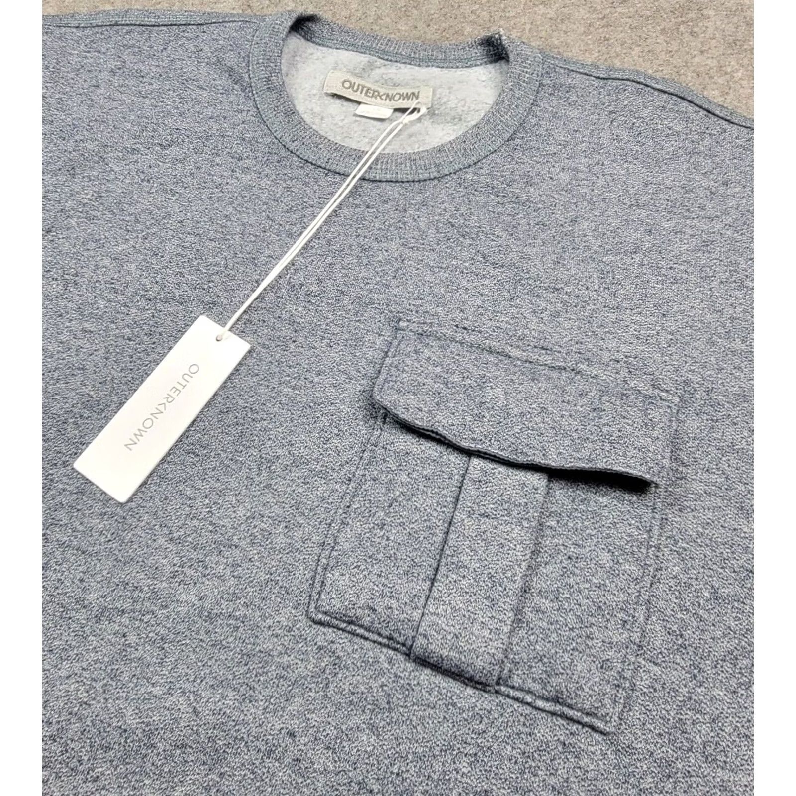 Outerknown Outerknown Sweatshirt Mens Large Jasper Crew Neck Fleece Organic Cotton NWT Blue Size US L / EU 52-54 / 3 - 4 Thumbnail