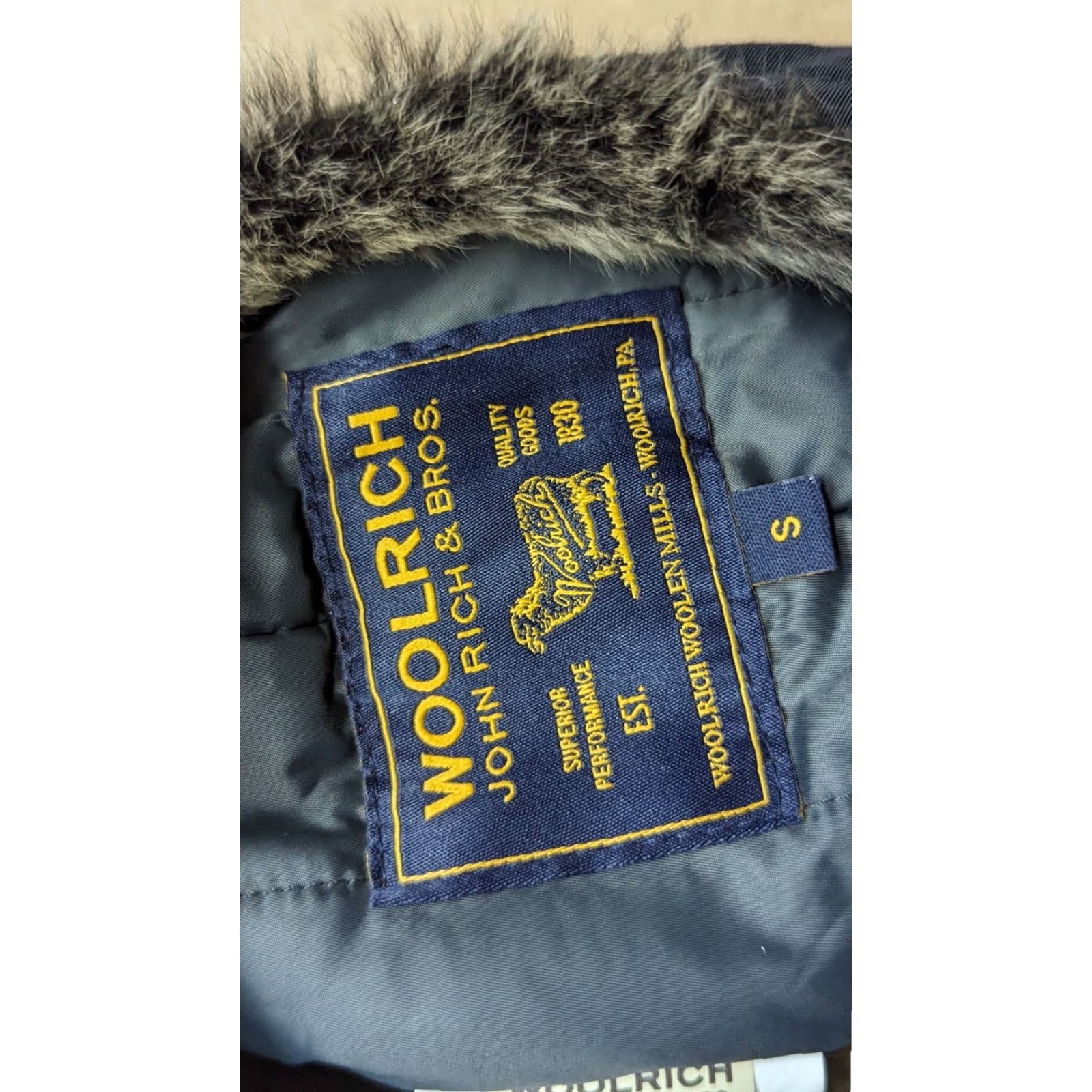 Vintage Woolrich Trapper Hat Size Small Rabbit Fur Trim Black Ushanka Ear Flap Unisex Adults Winter Fur Trim Hats Mens Womens Size ONE SIZE - 8 Thumbnail