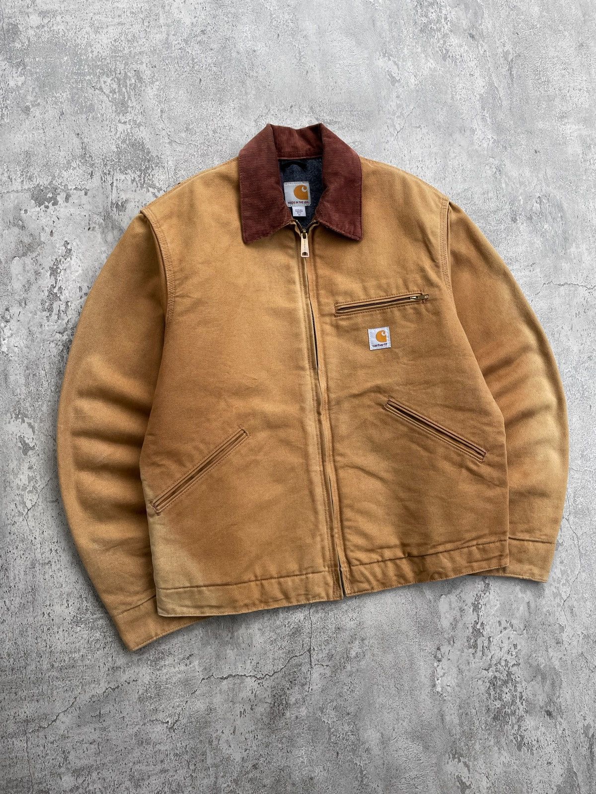 Carhartt 16' Faded Brown Tan Carhartt Detroit Jacket J001 BRN Size US M / EU 48-50 / 2 - 4 Thumbnail