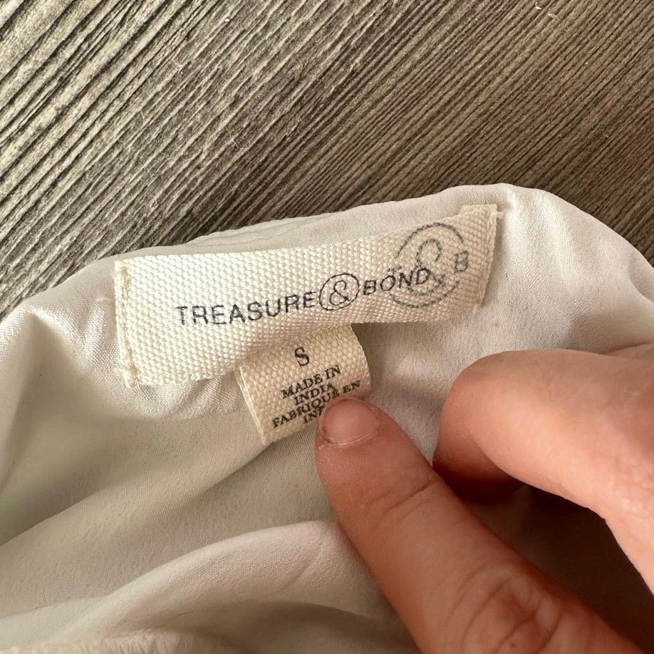 Other treasure&bond white beaded tank top Size S / US 4 / IT 40 - 4 Thumbnail