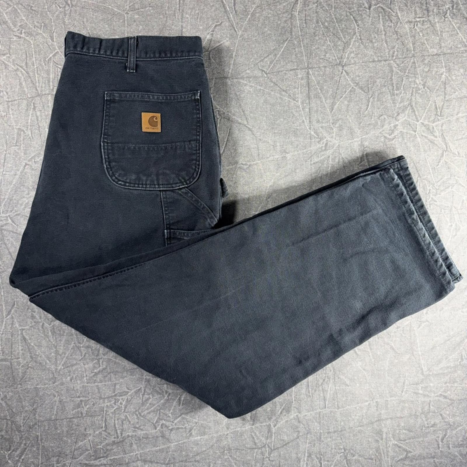 Carhartt Carhartt Jeans Men's 42x34 Black Pants 5 Size US 42 / EU 58 - 1 Thumbnail