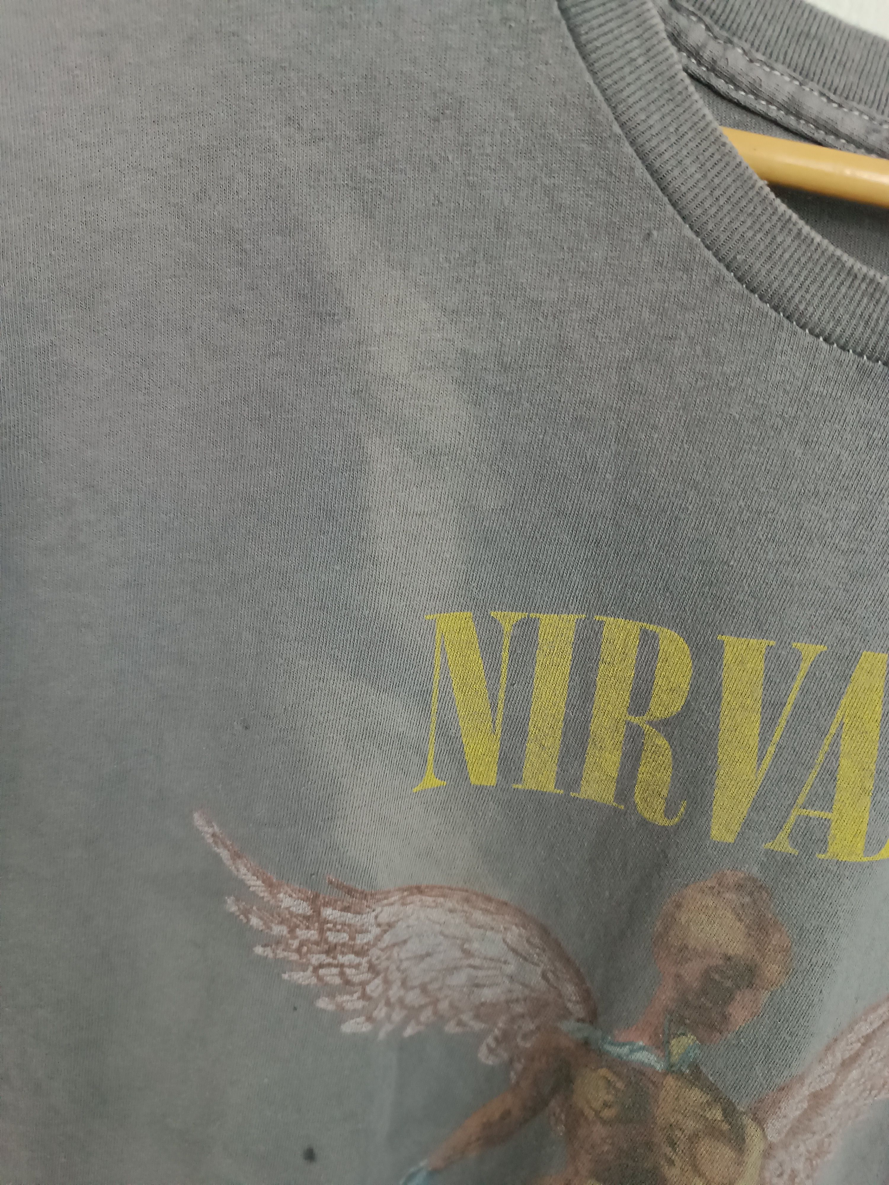 Vintage THRASHED FADED VINTAGE NIRVANA IN UTERO GRUNGE TEE VERY RARE Size US L / EU 52-54 / 3 - 10 Thumbnail