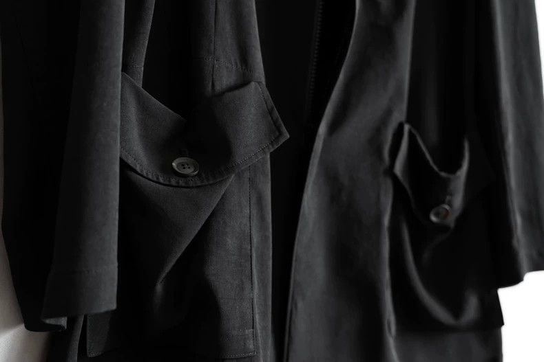 Yohji Yamamoto Yohji Yamamoto Yohji Yamamoto Zipper Multi-Pocket Coat Size US S / EU 44-46 / 1 - 5 Thumbnail