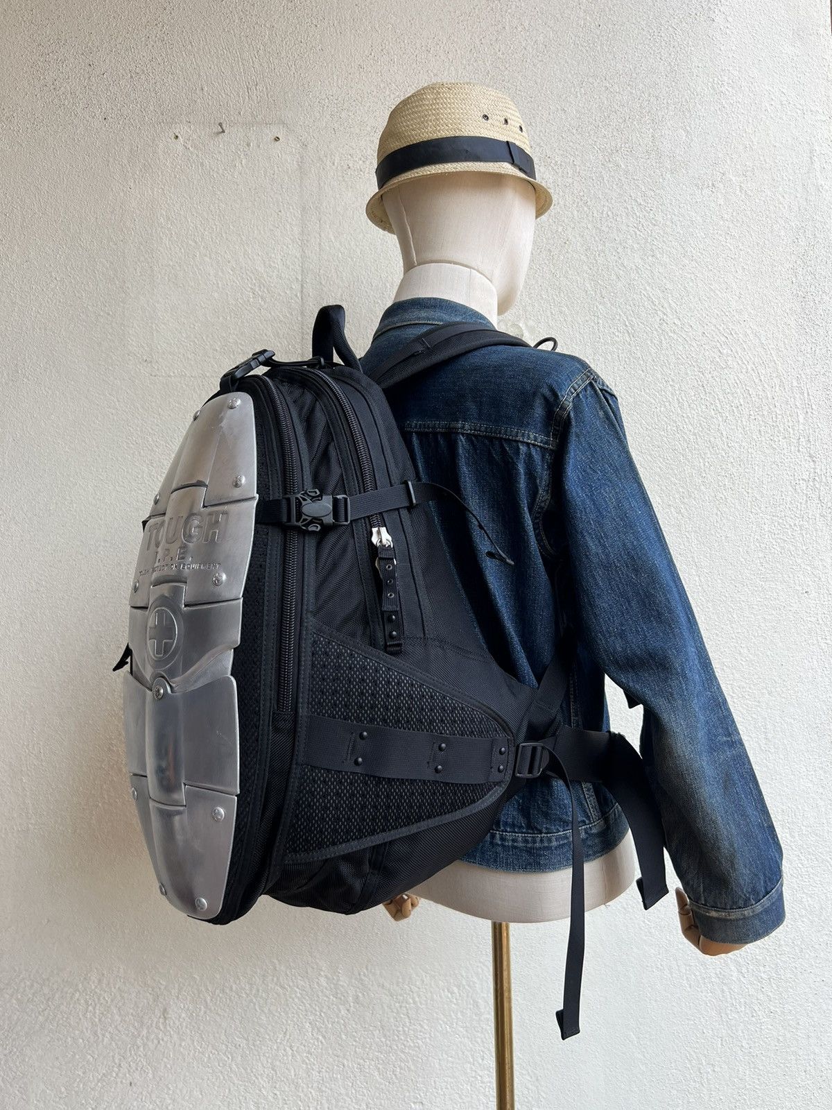 Vintage Vintage Tough Jeans T.P.E. Rider Backpack Bag Size ONE SIZE - 3 Thumbnail