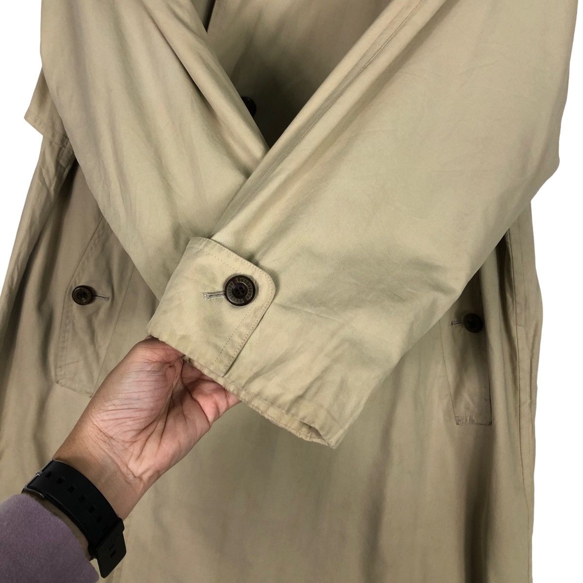 Burberry 🔥Vintage Burberrys Long Jacket Bondage Nova Check Design Size US M / EU 48-50 / 2 - 15 Thumbnail