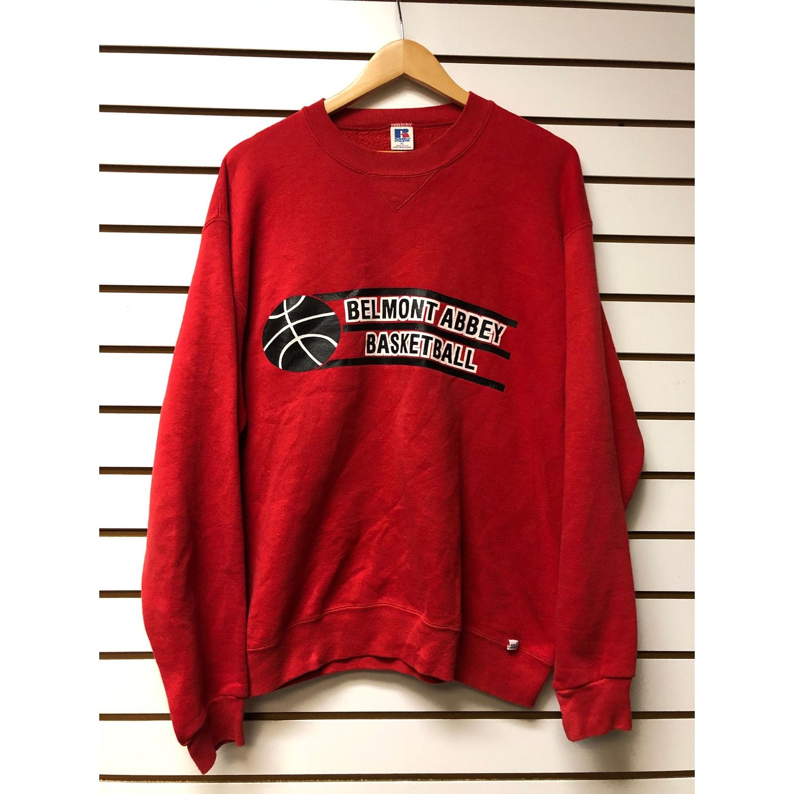 Russell Athletic Vintage Belmount Abbey university basketball Sweatshirt szXL Size US XL / EU 56 / 4 - 1 Thumbnail