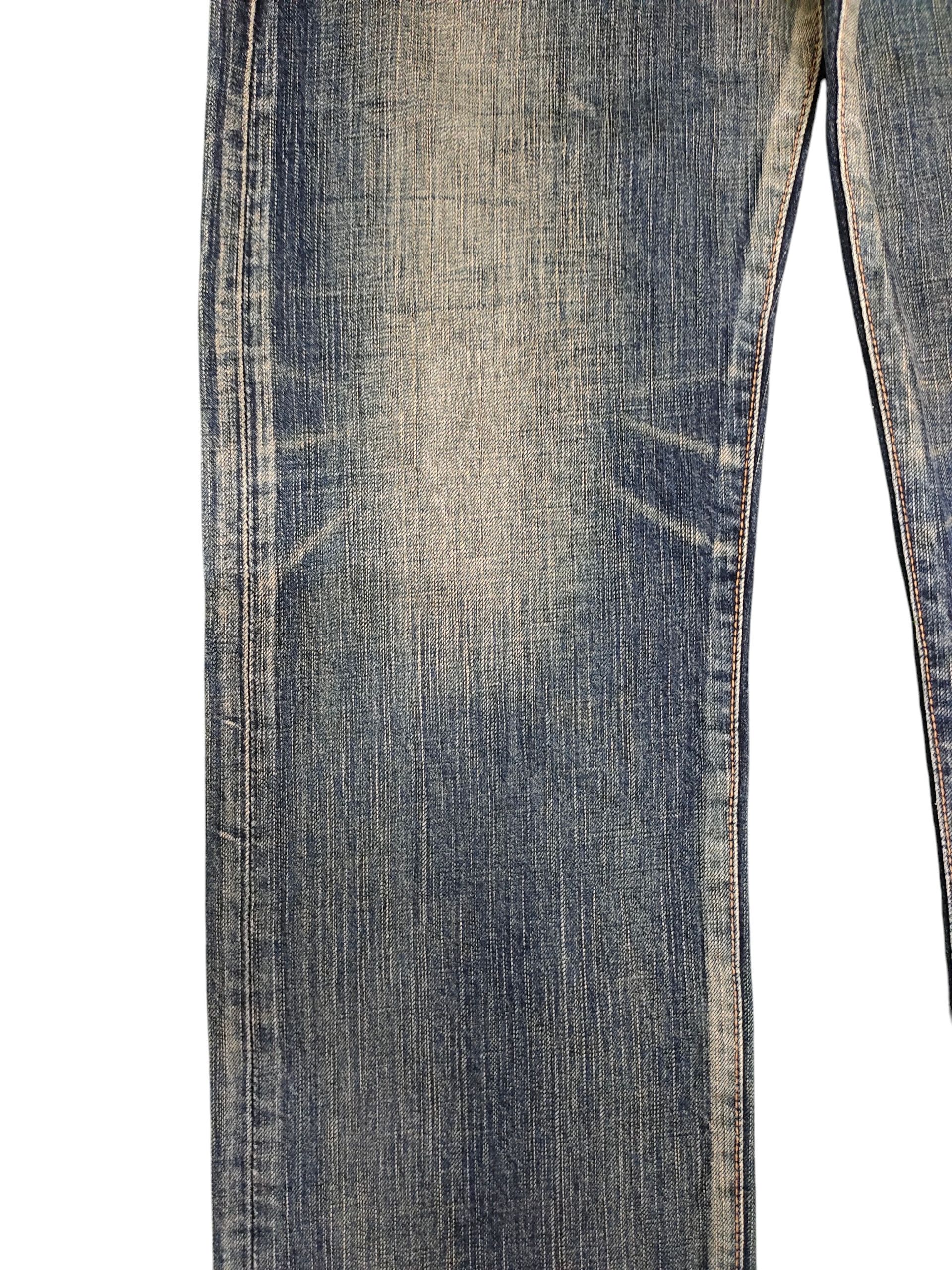 Comme des Garcons × Undercover Vintage Edwin 504 Japan Clawmark Distress Loose Denim Jeans Size US 29 - 4 Thumbnail