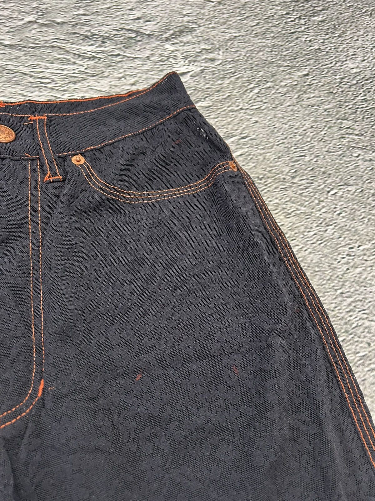 Jean Paul Gaultier Jean Paul Gaultier Mesh Pants floral black Size 26" / US 2 / IT 38 - 4 Thumbnail