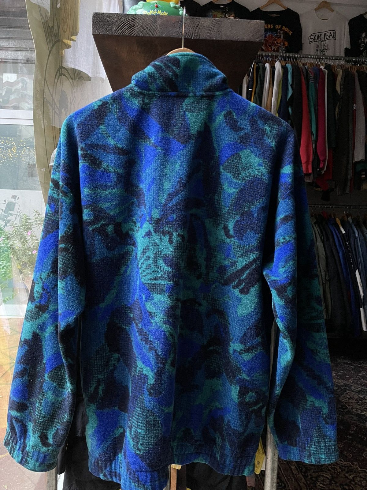 Fila Vintage FILA Camo Fleece Quarter Zip 90s Size US XXL / EU 58 / 5 - 2 Thumbnail
