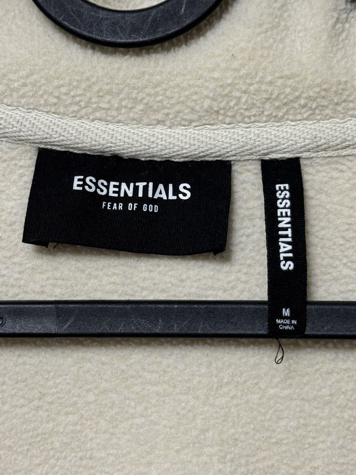 Fear of God Fear of God Essentials Polar Zip Cream SZ Medium 💥 Size US M / EU 48-50 / 2 - 3 Thumbnail
