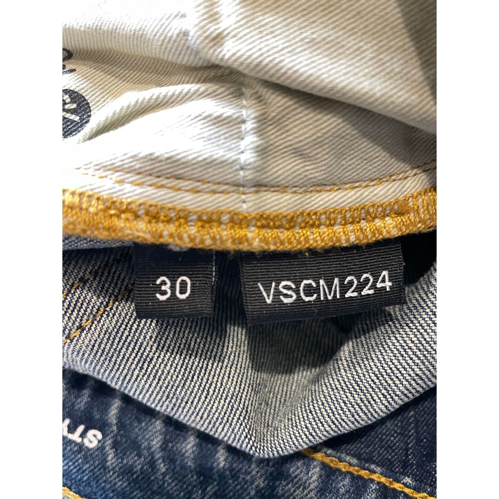 Purple Brand Purple Brand Dark Wash Knee Ripped Jeans Size US 30 / EU 46 - 4 Thumbnail