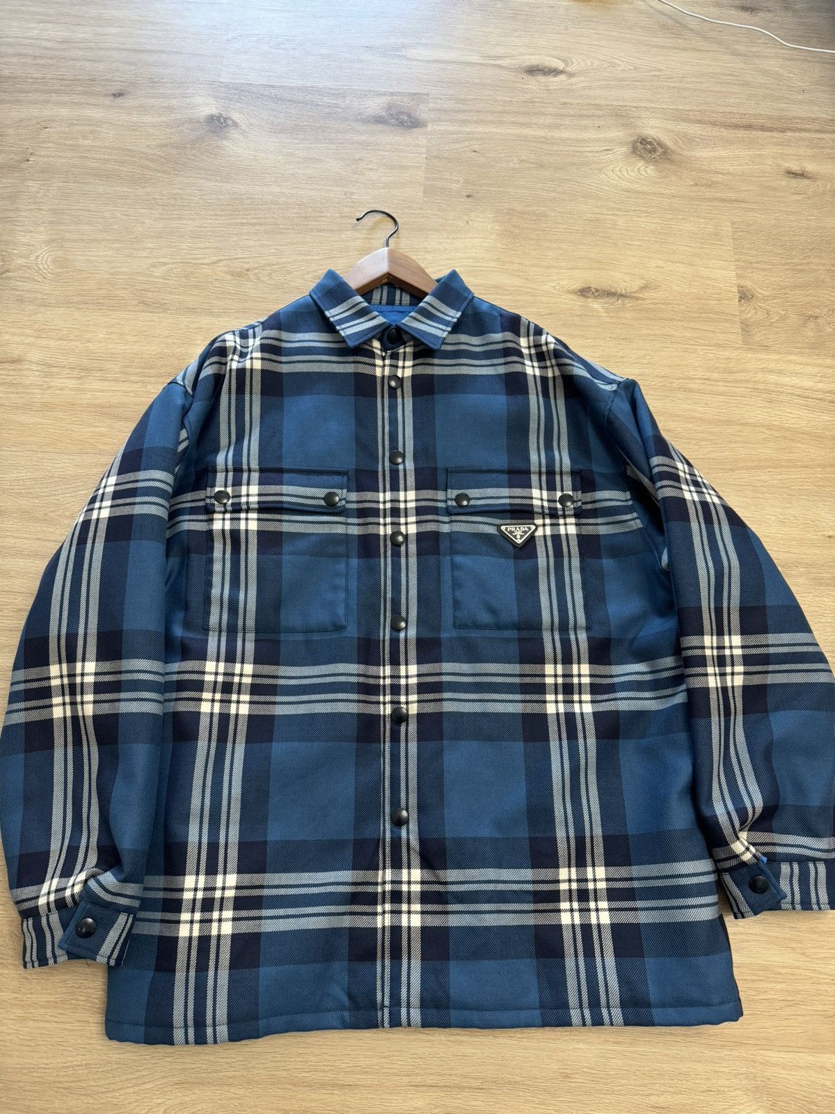 Prada Prada Plaided Flannel Size Large Size US L / EU 52-54 / 3 - 1 Thumbnail