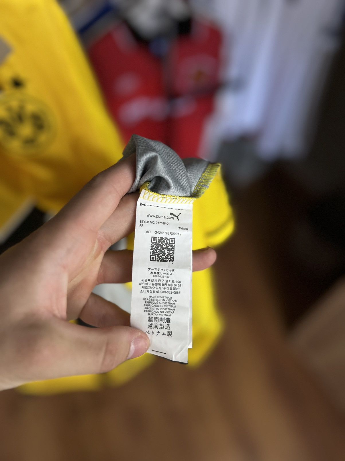 Puma Soccer Jersey Puma Borussia Dortmund 2023/24 Nmecha #8 Size US M / EU 48-50 / 2 - 11 Thumbnail