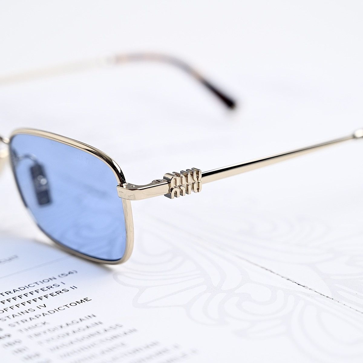 Miu Miu MIU MIU 0MU A53S SUNGLASSES Size ONE SIZE - 3 Thumbnail