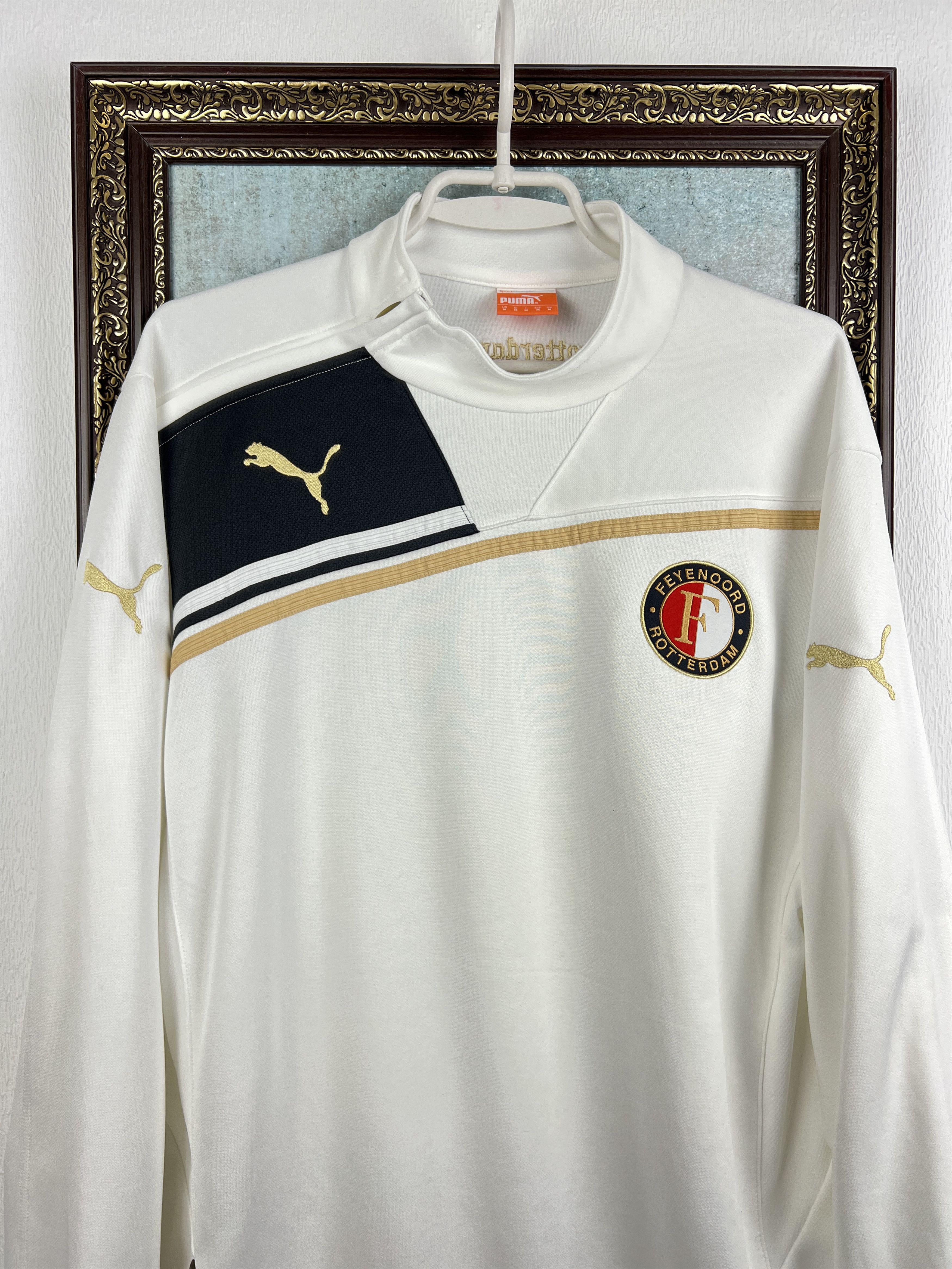 Puma Feyenoord Rotterdan Football Sweatshirt Train Track Top Size US M / EU 48-50 / 2 - 2 Thumbnail