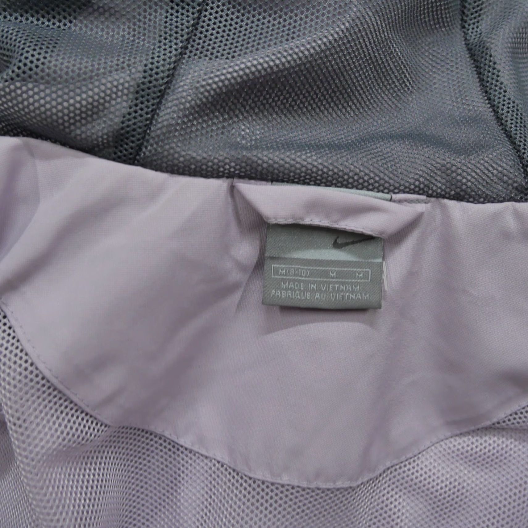 Nike VINTAGE Nike Jacket Womens M Purple Lavender Windbreaker Hooded 90s Track Casual Womens Size M / US 6-8 / IT 42-44 - 7 Thumbnail