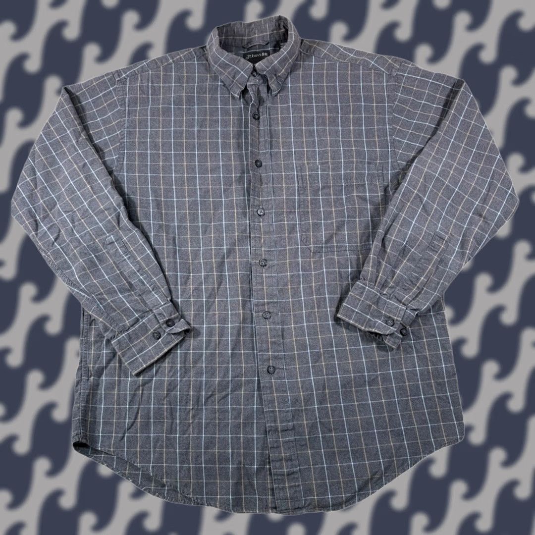 Vintage VINTAGE St. John's Bay Flannel Button Shirt Mens Medium Plaid Outdoors Shirt Size US M / EU 48-50 / 2 - 1 Thumbnail