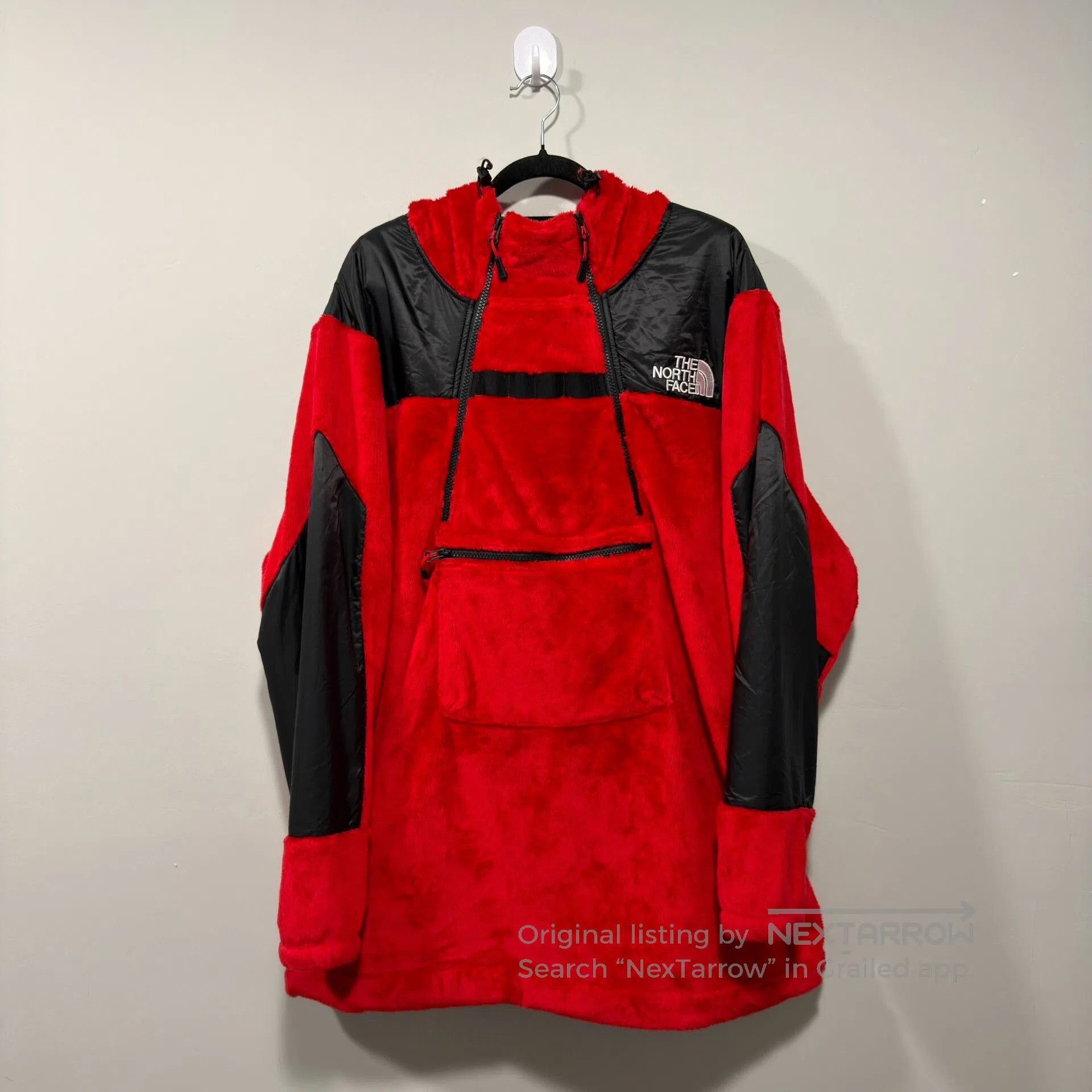 The North Face North Face Red Faux Fur Jacket XL. Size US XL / EU 56 / 4 - 1 Thumbnail