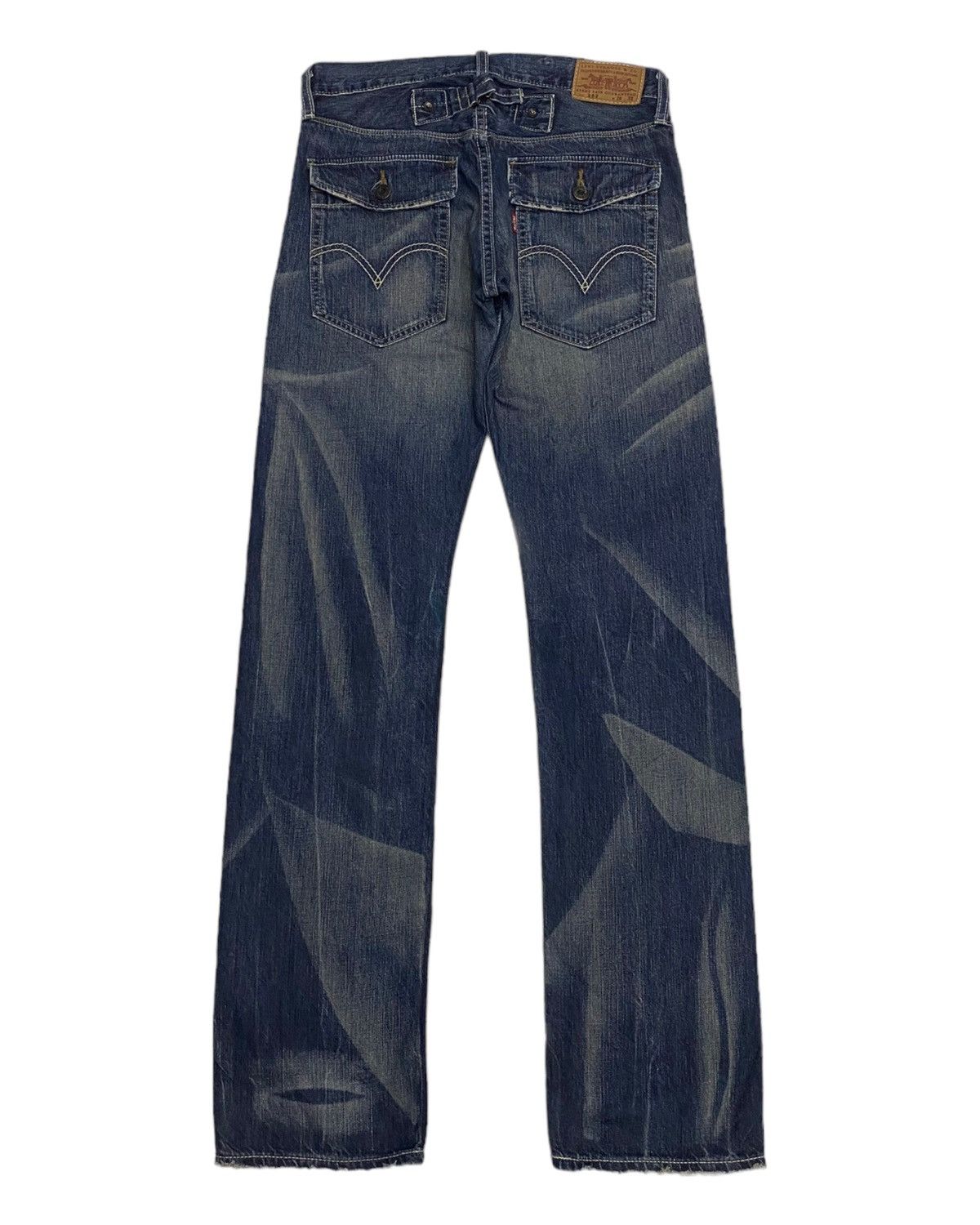 Levi's Vintage Clothing × Undercover VTG LEVIS 202🔥BUCKLE BACK DISTRESSED DENIM UNDERCOVER STYLE Size US 29 - 1 Thumbnail