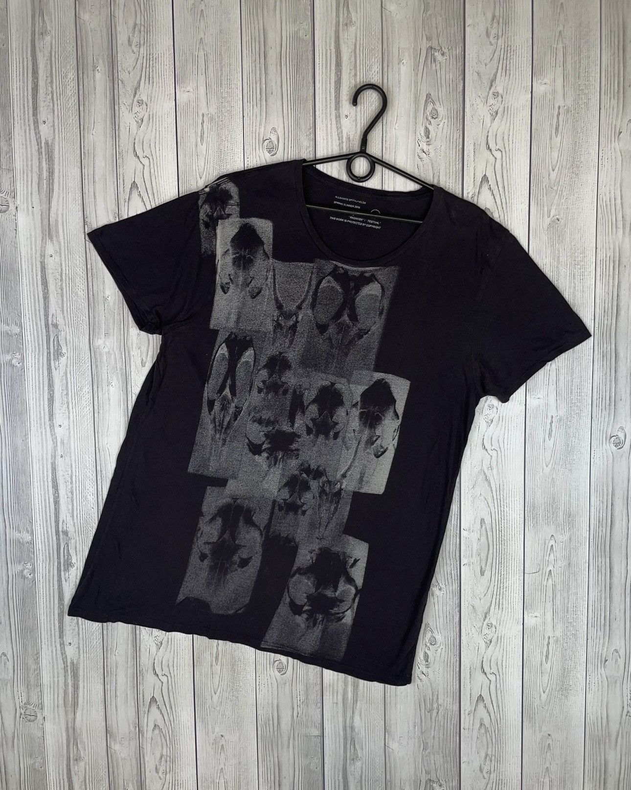 Allsaints Vintage Allsaints tee logo rare size XL distressed Size US XL / EU 56 / 4 - 1 Thumbnail