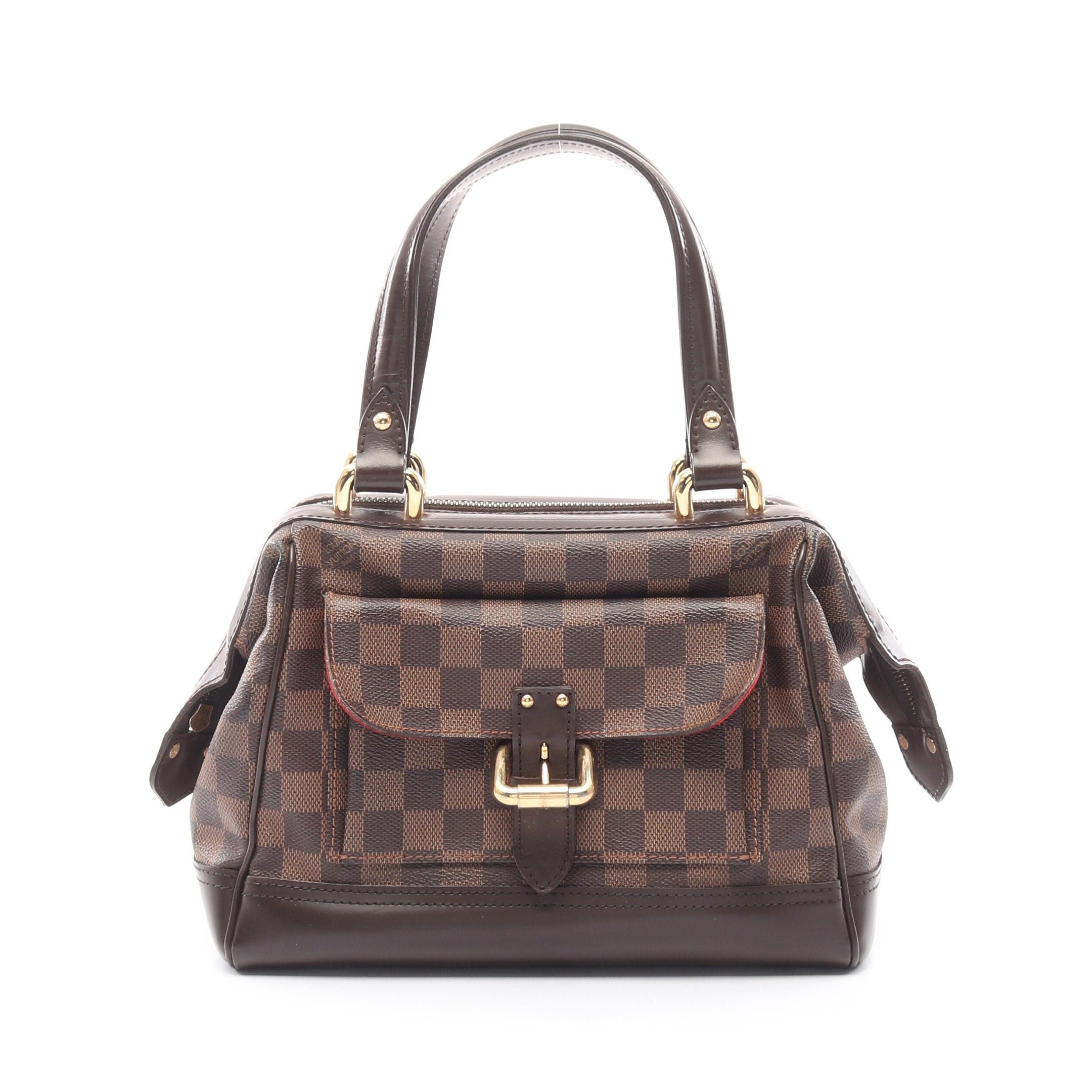 Louis Vuitton Louis Vuitton Knightsbridge Damier Ebene Handbag Leather Brown Size ONE SIZE - 1 Thumbnail