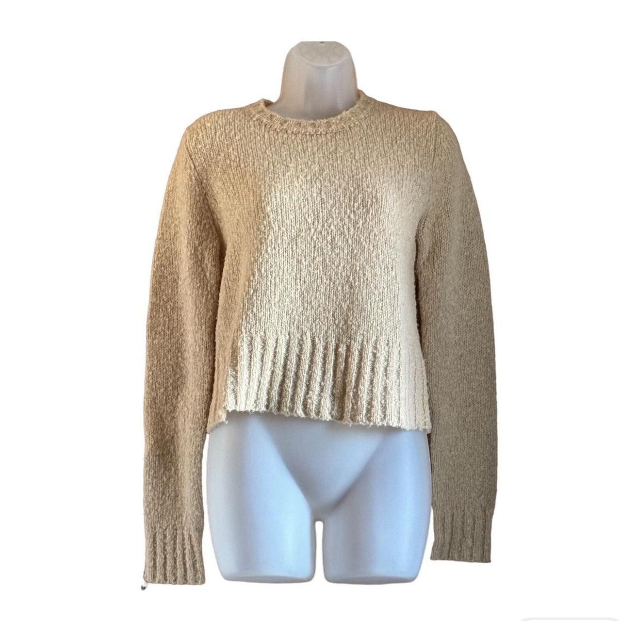 J.Crew Vintage J.Crew Beige Knit Wool Sweater Size S / US 4 / IT 40 - 1 Thumbnail