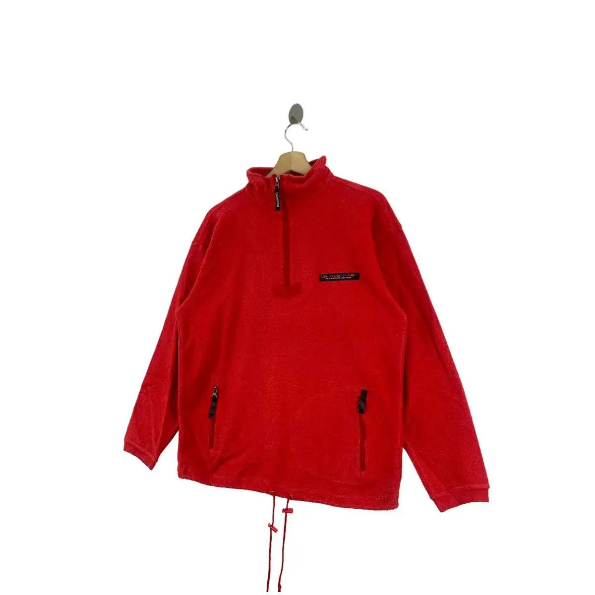 Alexander Julian Vtg ALEXANDER JULIAN COLOURS Half Zipper Sweater Size L / US 10 / IT 46 - 4 Thumbnail