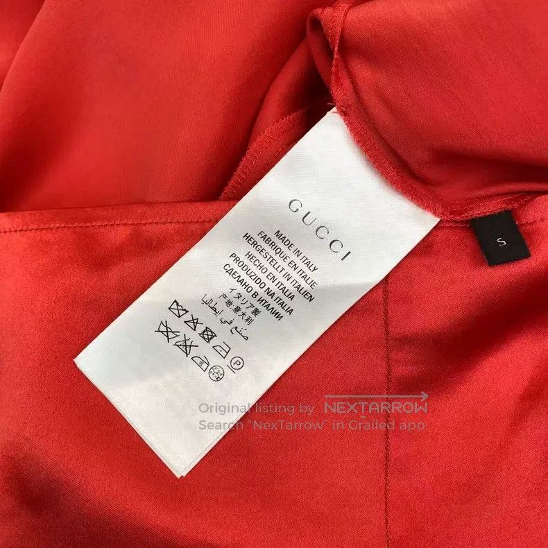 Gucci Gucci Mulberry silk double g logo printed red dress Size S / US 4 / IT 40 - 5 Thumbnail