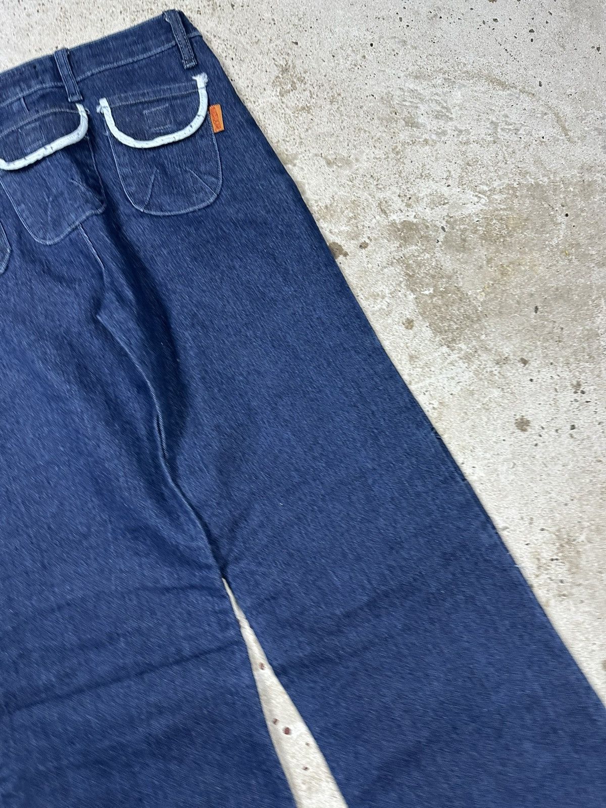 If Six Was Nine Vintage Y2K FLARE Cargo Japanese Style Denim Pants Jeans Size US 27 - 13 Thumbnail