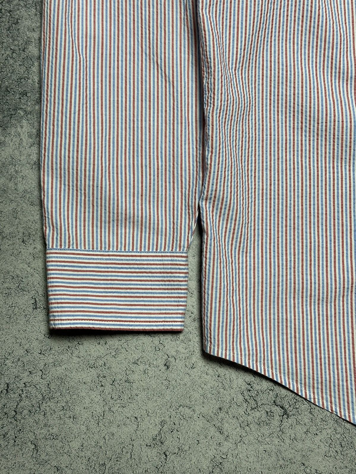 Abercrombie & Fitch Abercrombie & Fitch Striped Button Up Shirt Size US XL / EU 56 / 4 - 7 Thumbnail