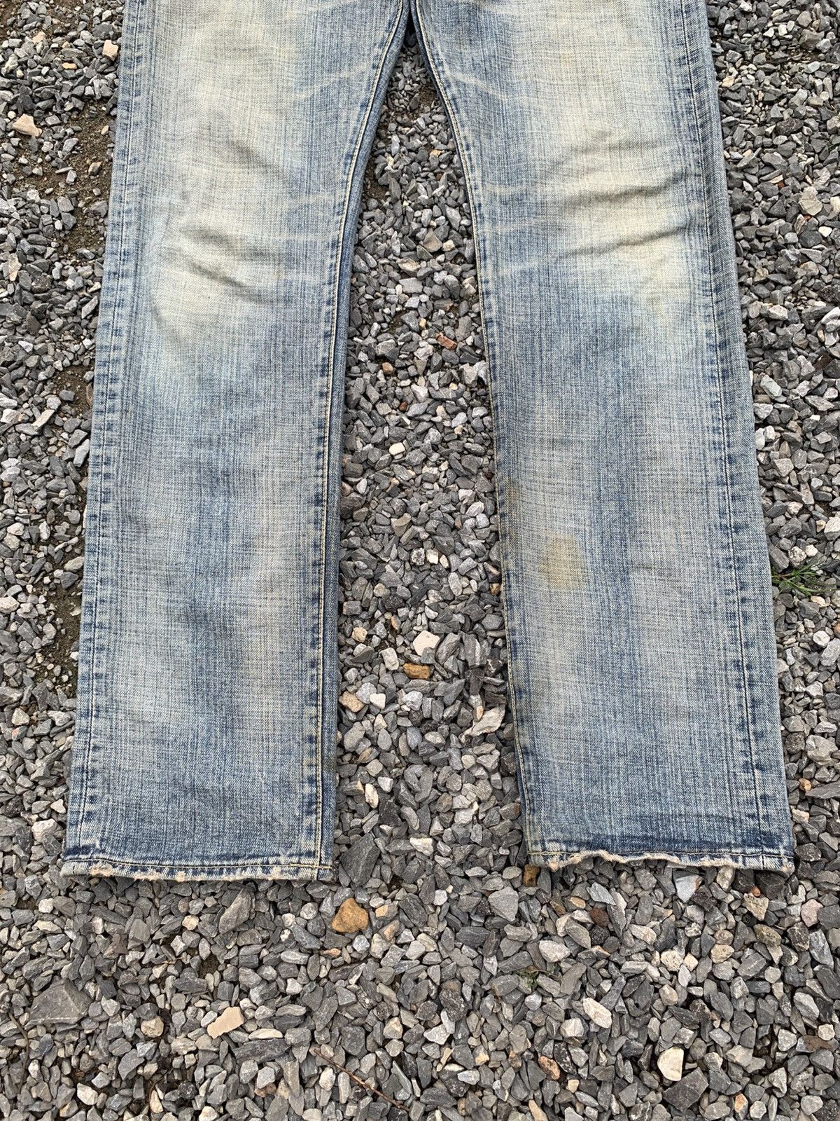 Kapital GL HEART FADED & RUSTY DISTRESSED DENIM Size US 31 - 6 Thumbnail