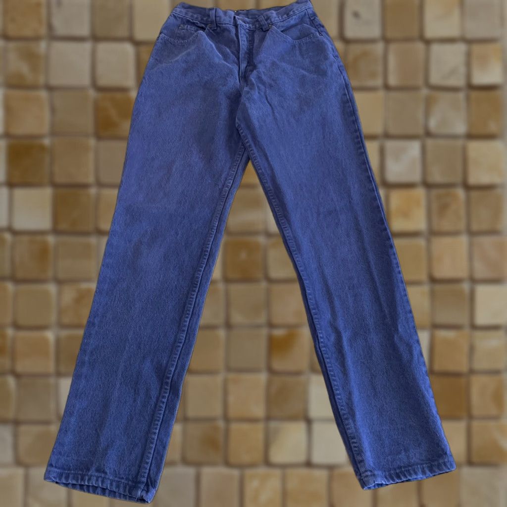 Calvin Klein VINTAGE Calvin Klein Jeans Women 10 Purple Straight Leg High Rise Denim 80s 90s Style Size 32" / US 10 / IT 46 - 1 Thumbnail