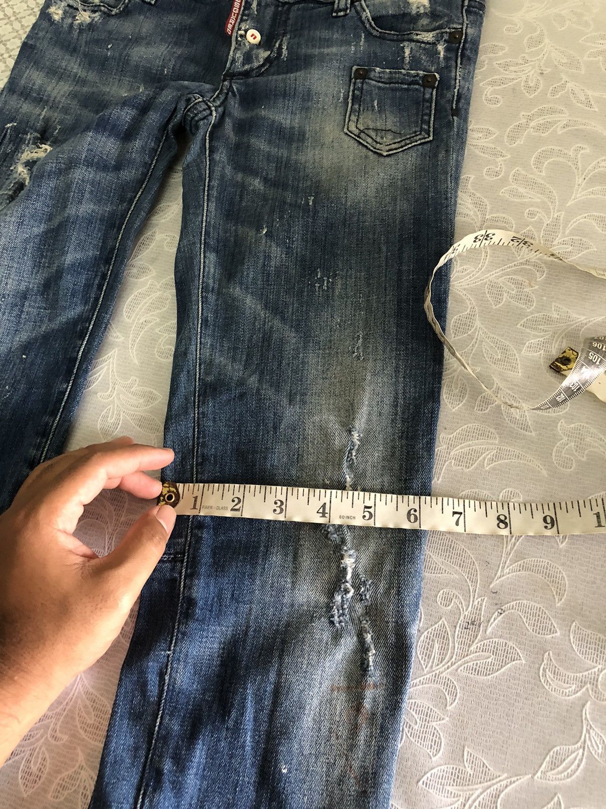 Dsquared2 Dsquared2 Distressed Punk Design Skinny Denim Size 26" / US 2 / IT 38 - 17 Thumbnail