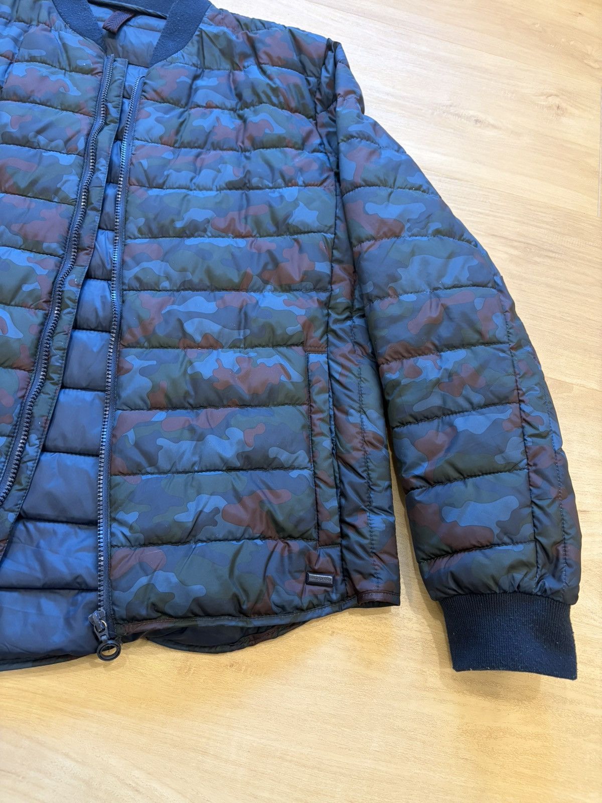Mango Mango Man quilted down jacket camo Size US M / EU 48-50 / 2 - 3 Thumbnail