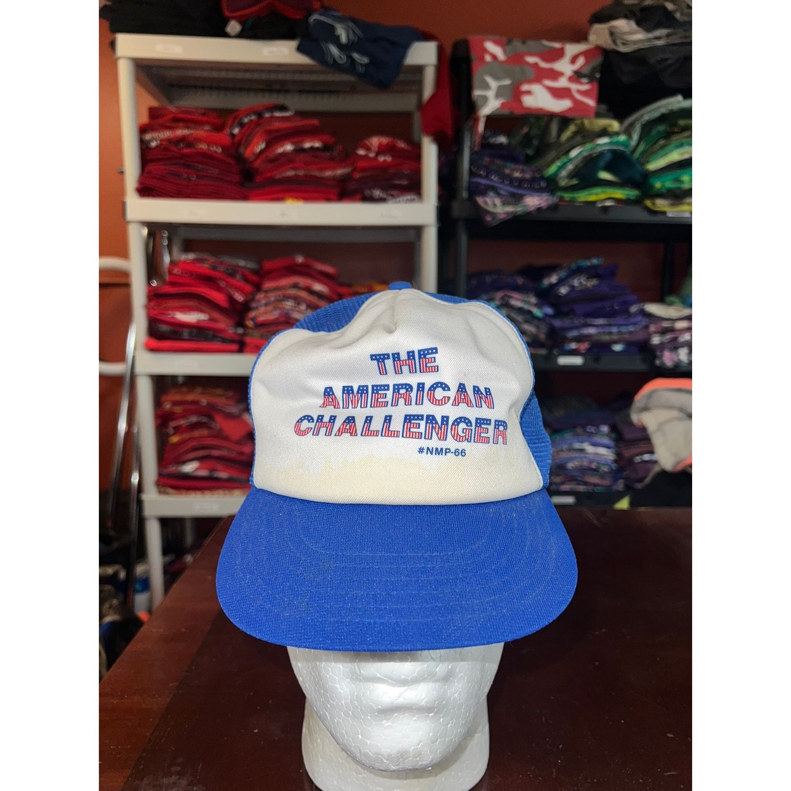 Vintage Vintage The American Challenger Hat Cap Snap Back Mens USA Size ONE SIZE - 1 Thumbnail