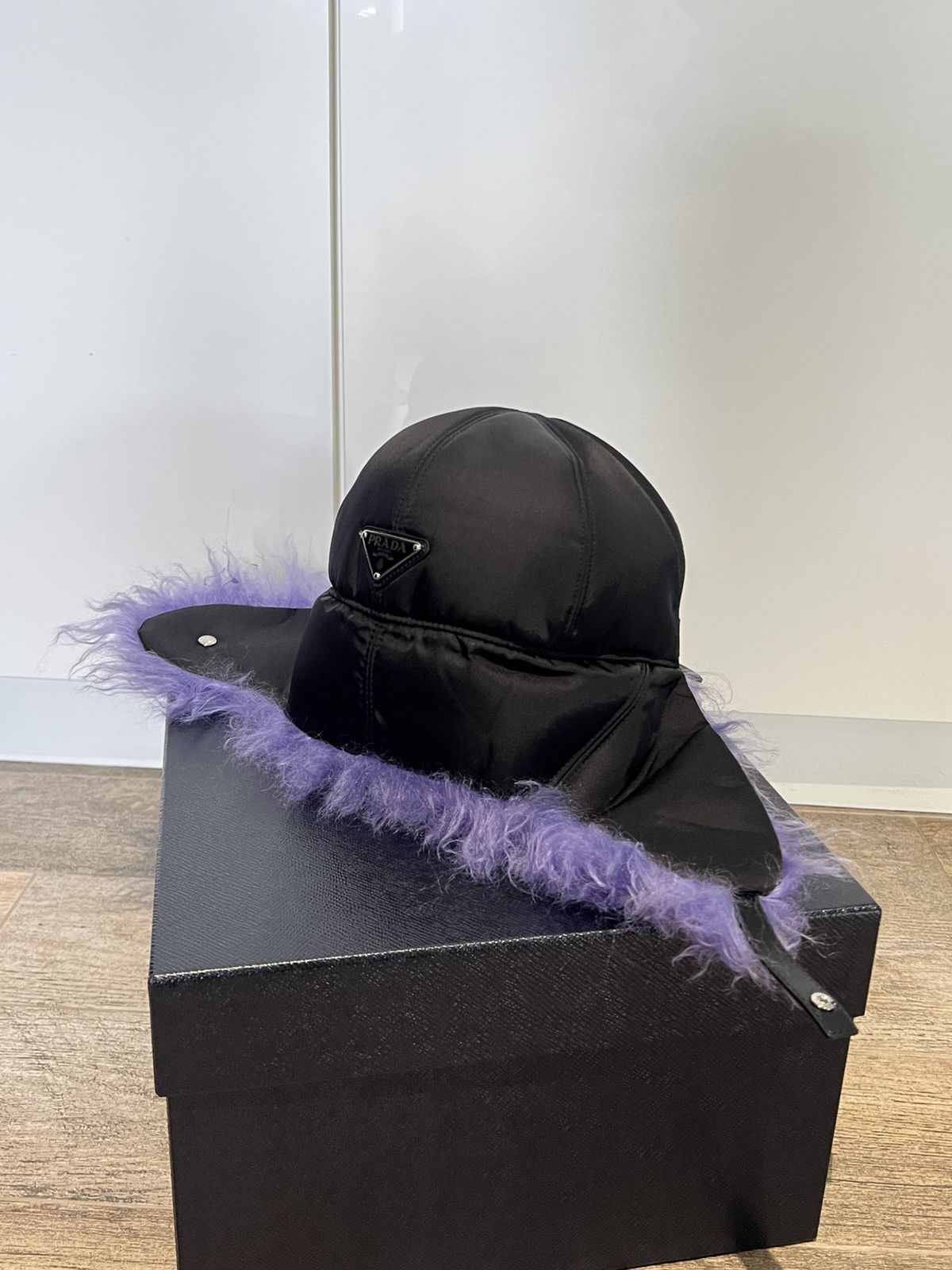 Prada Faux Fur Hat | Grailed