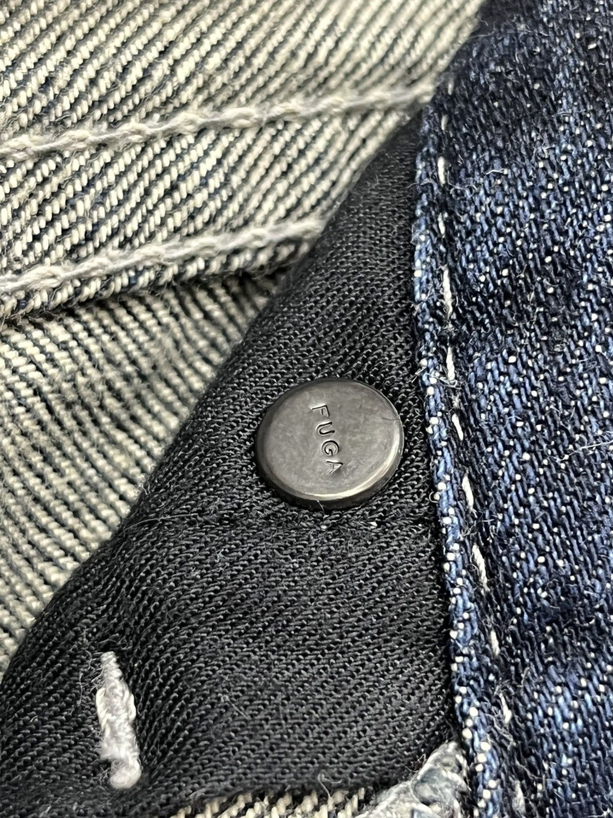 🔥MADE IN JAPAN! Designer FUGA Distressed Whiskered Slim Fit