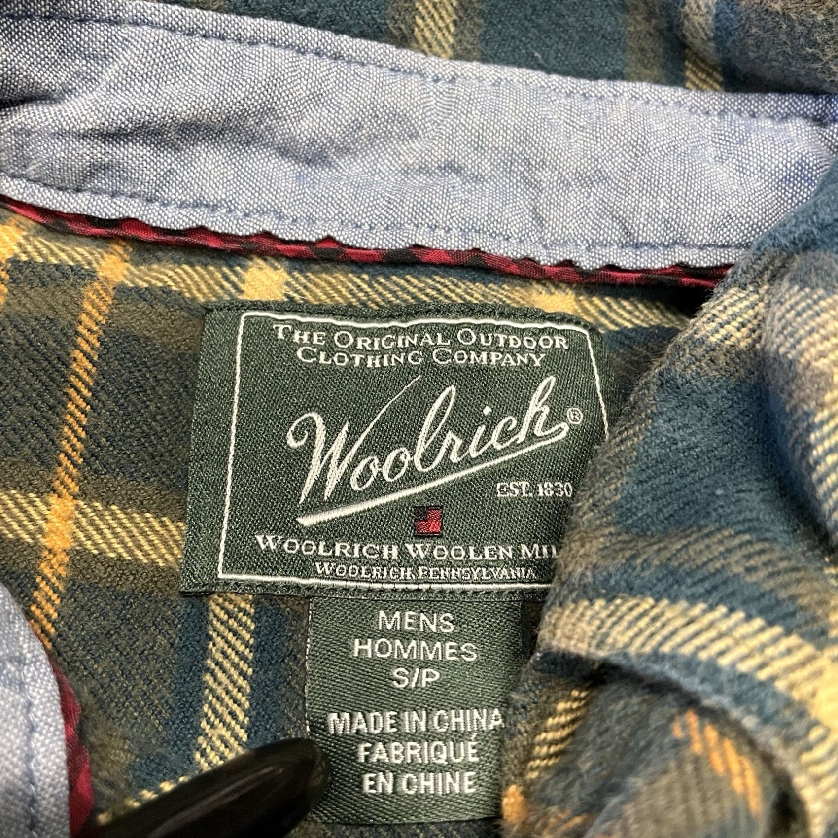 Vintage Woolrich Shirt Casual Button-Down Plaid Pocket Green Yellow 100% Cotton Mens Small Adult Regular Woolrich Shirt Men XS-XL Size US S / EU 44-46 / 1 - 6 Thumbnail