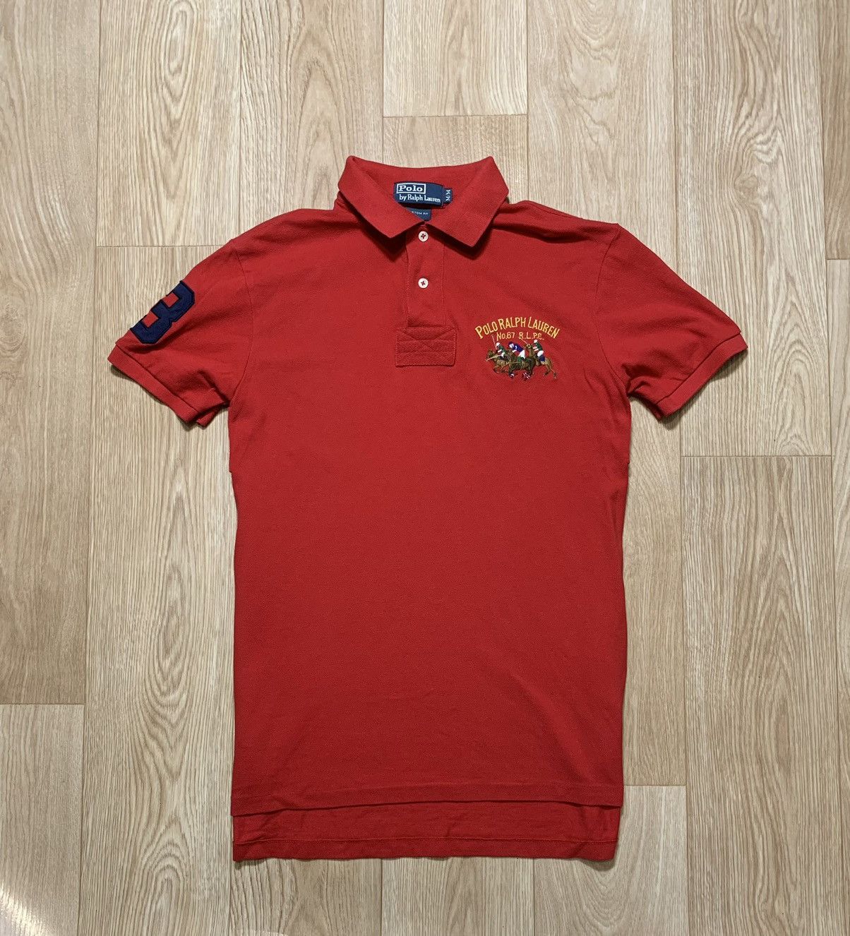 Polo Ralph Lauren Polo by Ralph Lauren Custom Fit Rugby Team 3 Polo Size US M / EU 48-50 / 2 - 1 Thumbnail